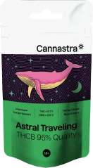 Cannastra THCB Flower Astral Travelling, THCB 95% kokybė, 1 g - 100 g