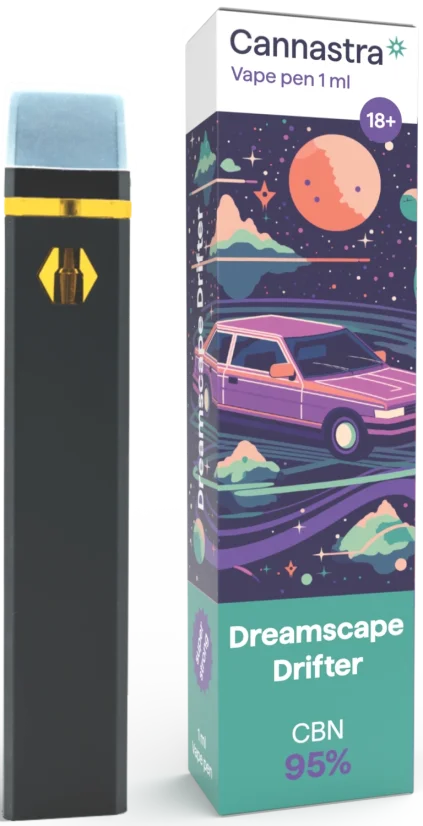 cbn disposable vape Cannastra CBN Disposable Vape Pen Dreamscape Drifter, CBN 95 %, 1 ml