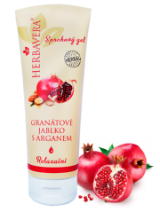 Herbavera Relaxáló tusfürdő Gránátalma argánnal 250 ml