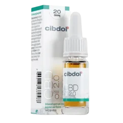 Cibdol CBD oil 2.0 20 %, 2000 mg, 10 ml