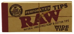 RAW Embouts larges perforés Filtres larges non blanchis
