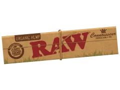 RAW Papel de seda orgânico CONNOISSEUR KingSize Slim não refinado + DICAS