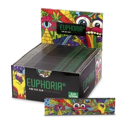 Euphoria Karti tat-tidwir Kingsize Slim Vibrant, 32 karta