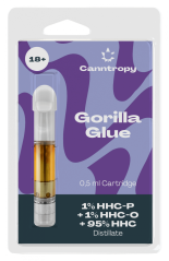 Canntropy HHC Blend Cartucho Gorilla Glue, 1% HHC-P, 1% HHC-O, 95% HHC, 0,5ml