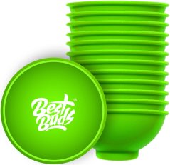 Best Buds Silicone Mixing Bowl 7 cm, Green with White Logo