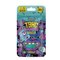 Euphoria T9HC Gummies - Ζελεδάκια Amnesia, 5 τεμ. x 15 mg, 75 mg T9HC