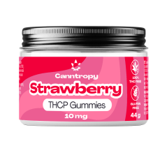 Canntropy THCP Fruit Gummies Strawberry, 10 mg THCP, 10 ks x 1 mg, 44 g