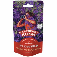 Canntropy CBNO Květ Raspberry Kush, CBNO 94% kvalita, 1 g - 100 g