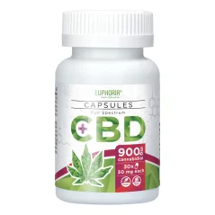 Euphoria Cápsulas de CBD 30x30 mg, 900 mg