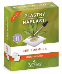 PuroCuro 25 mg επιθέματα φόρμουλας κάνναβης CBD, 30 τμχ, 750 mg