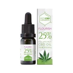 MediCBD Ulei CBD Flourish, 25 % CBD, 2500 mg, 10 ml