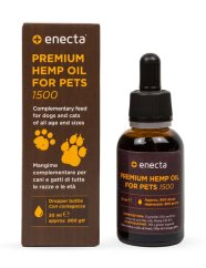 Enecta CBD konopný olej pro zvířata 5%, 1500 mg, 30 ml
