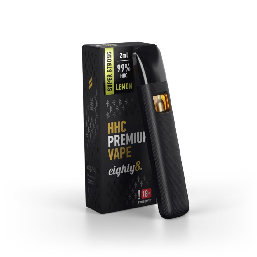 Eighty8 HHC Vape Zitrone, 99 % HHC, 2 ml