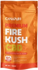 CanaPuff Fleur de chanvre CBD Fire Kush, CBD 13 %, 1 g - 10 g