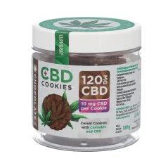 Euphoria CBD Koekjes Chocolade, 12 stuks, 120 mg CBD