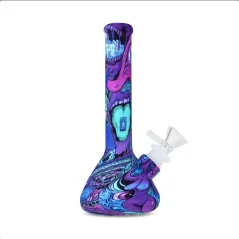 Euphoria silikoonist bong, psühhedeelne disain