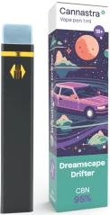 Cannastra CBN ühekordne vape Pen Dreamscape Drifter, CBN 95%, 1 ml