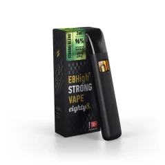 Eighty8 E8High Disposable Vape Green Apple, 96 % E8High, 2 ml