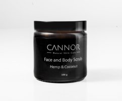 Cannor Peeling na obličej a tělo - Face & Body Scrub, 500 g
