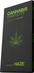 HaZe Cannabis Dark Chocolate with hemp seeds, 80 g