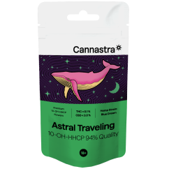 Cannastra 10-OH-HHCP Flower Astral Traveling 94 % Quality, 1 g - 100 g
