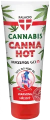 Palacio Konopný masážní gel CANNAHOT (hřejivý) tuba, 200 ml