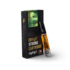 Eighty8 E8High Cartucho Maçã Verde, 96% E8High, 1 ml