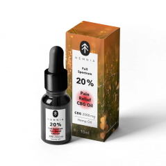 Hemnia Πλήρους φάσματος Λάδι CBG Pain Relief - 20 % CBG, 5 % CBD, 2000 mg, 10 ml