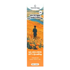 Canntropy Bolígrafo vaporizador 10-OH-HHC color naranja cremoso, 10-OH-HHC 97 % de calidad, 2 ml