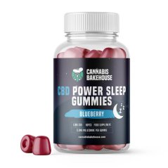 Cannabis Bakehouse Gummies CBD + Melatonina - Power Sleep, 900 mg (60 buc x 15 mg) CBD, 125 g