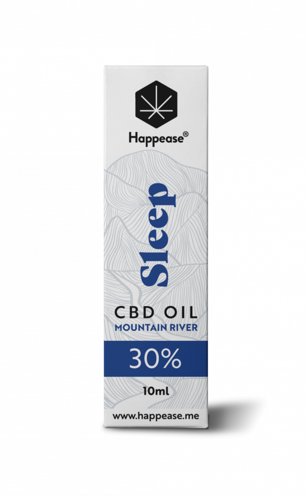 Happease Sleep CBD Oil Mountain River, 30 % CBD, 3000 mg, 10 ml