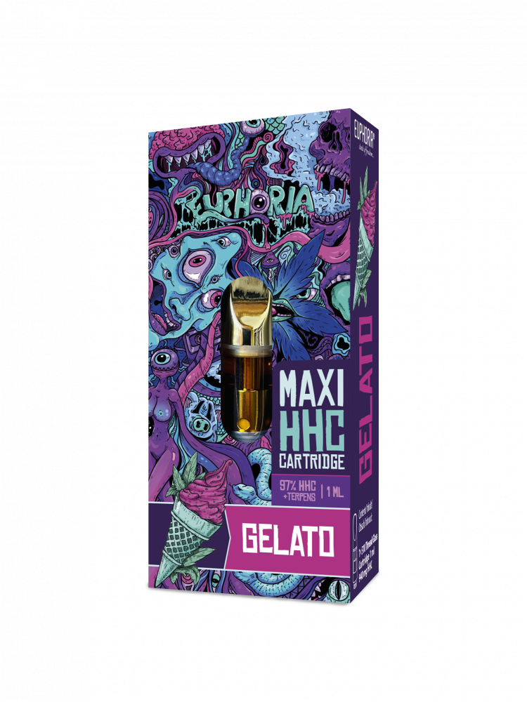 Euphoria Maxi HHC-patroon Gelato, 97%, 1 ml