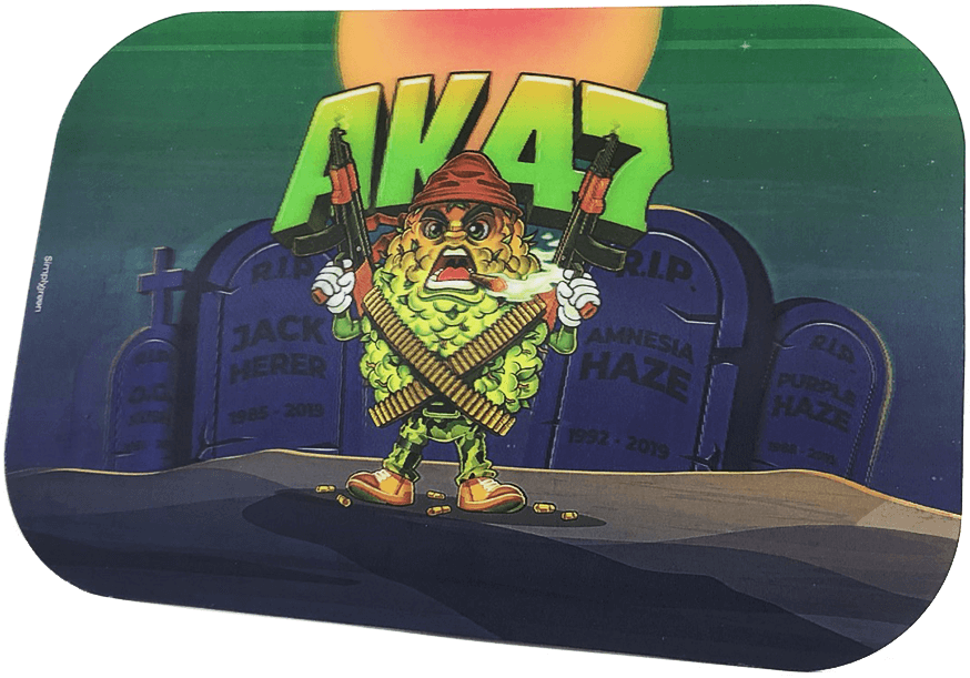 Best Buds Magnetický 3D kryt pre veľký rolovací podnos, AK47