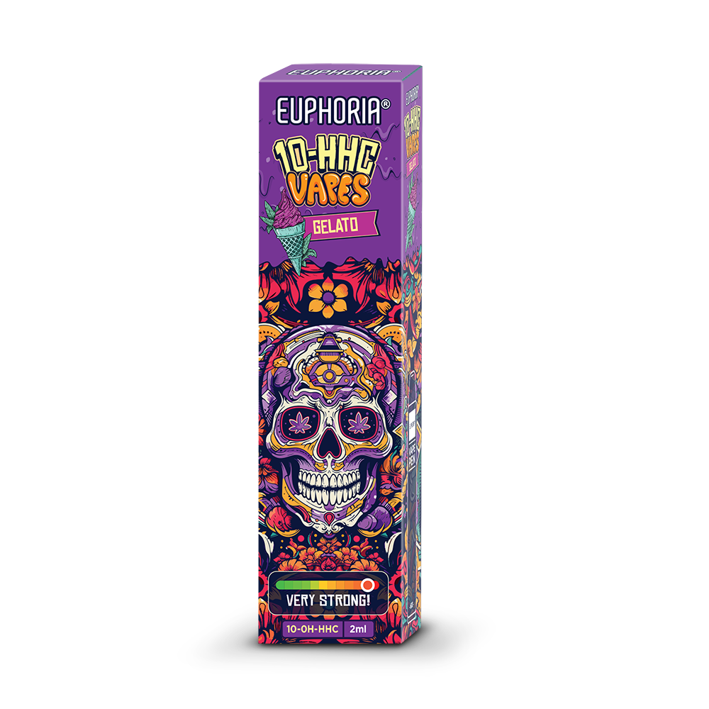 Euphoria 10-OH-HHC Einweg-Vape-Pen Gelato, 95% 10-OH-HHC, 2 ml