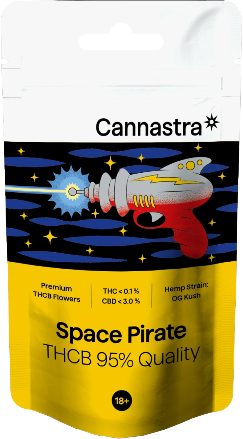 Cannastra THCB Flower Space Pirate, THCB 95% kwaliteit, 1g - 100 g