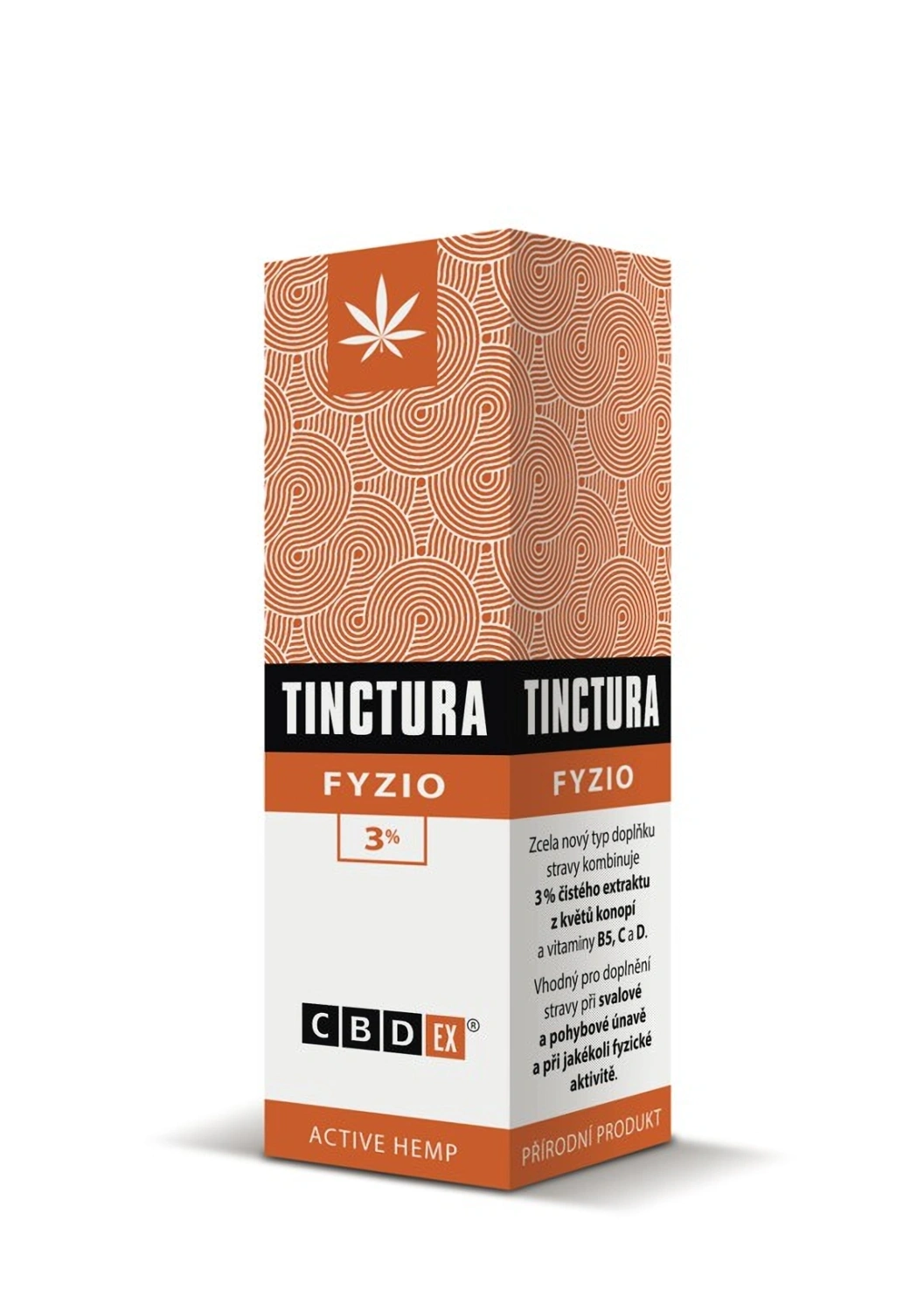 CBDex Tinctura Fyzio 3% 10 ml