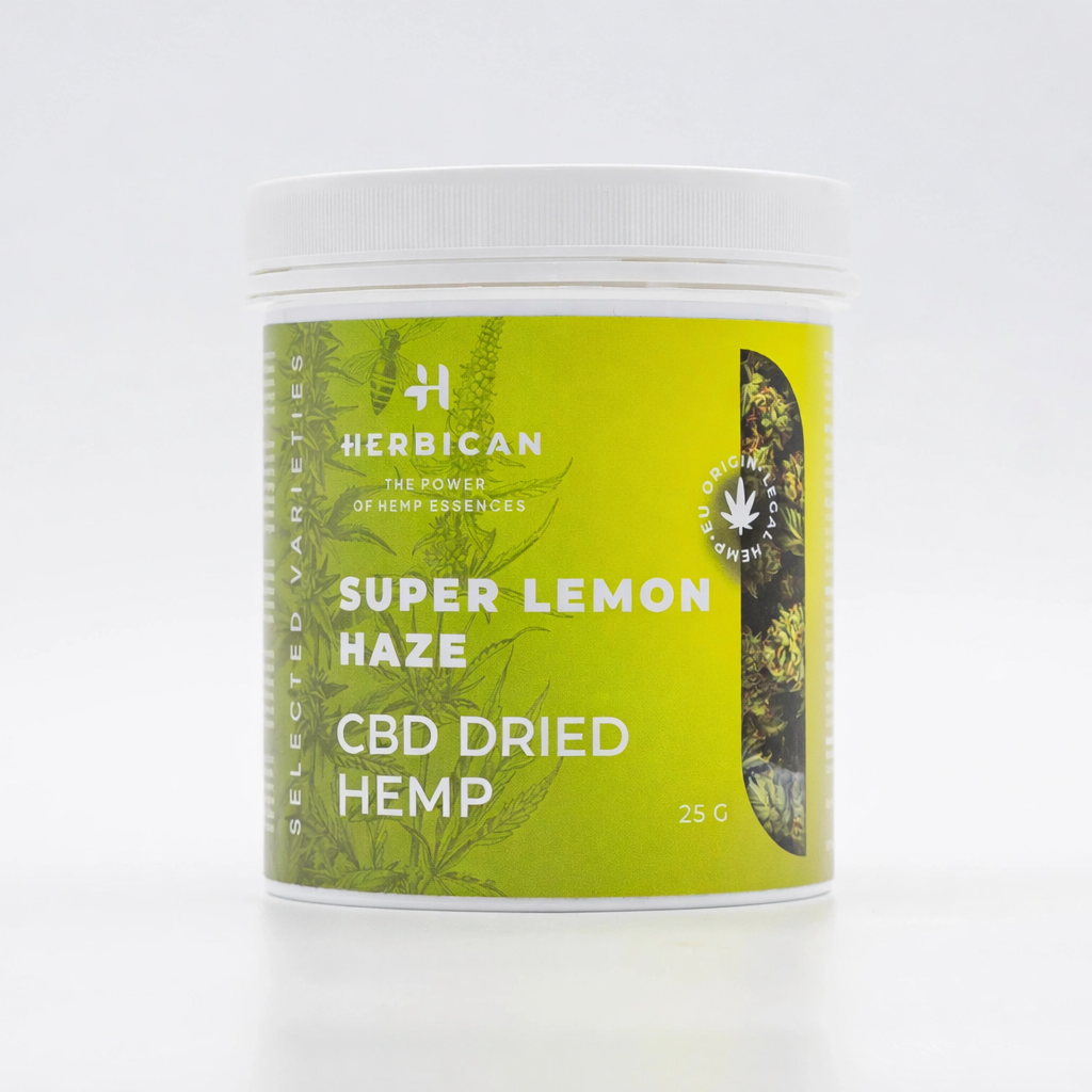 Herbican CBD Hennepbloem Super Lemon Haze, 5 g - 100 g