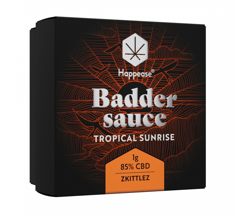 Happease - Extract Tropische zonsopgang Slechtere saus, 85% CBD, 1g