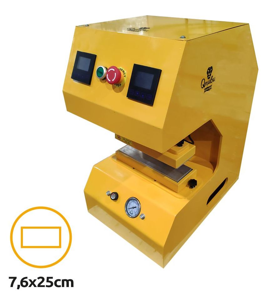Qnubu Rosin Auto Heat Press 20 ton, plaat 250 x 76 mm