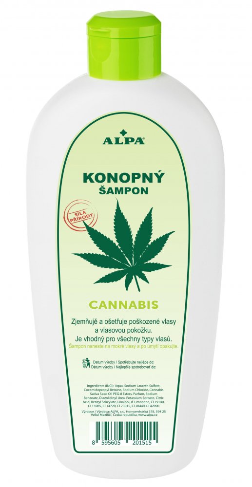 ALPA Kanabisový šampón, 430 ml