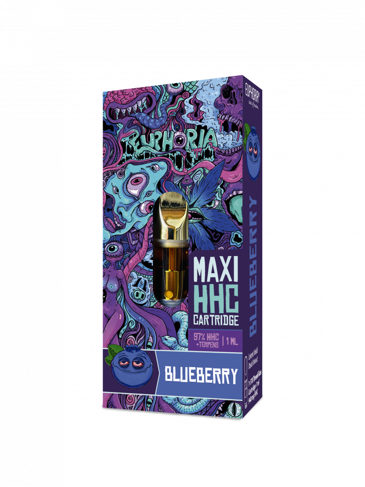 Euphoria Maxi HHC-patroon Bosbes, 97%, 1 ml