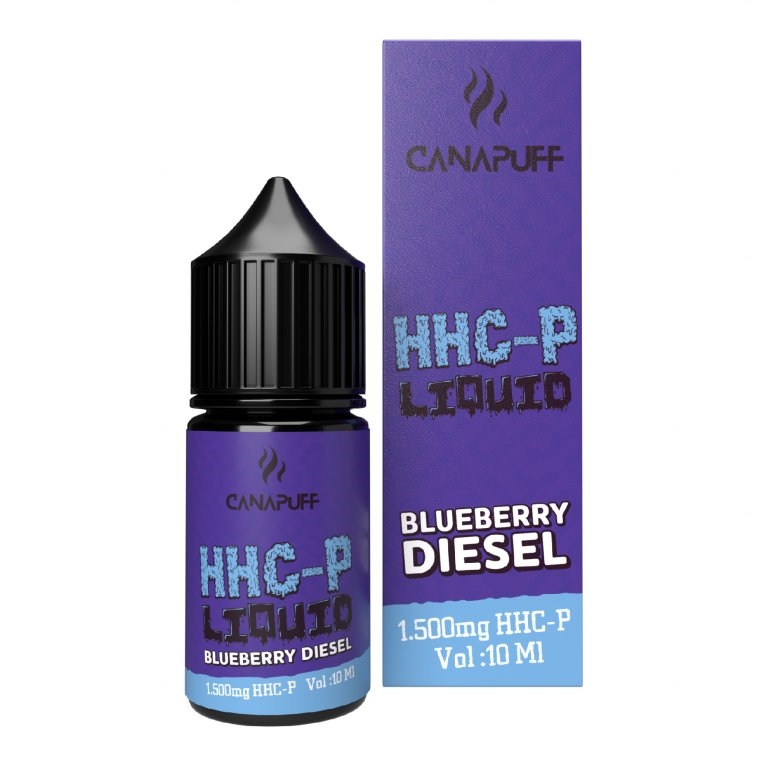 CanaPuff HHCP Vloeibare bosbessendiesel, 1500 mg, 10 ml