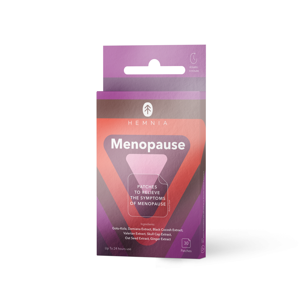 Hemnia Menopauza - Náplasti na zmiernenie príznakov menopauzy, 30 ks