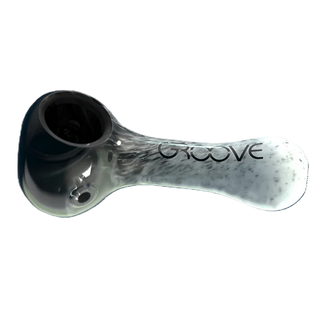 Groove Gefrituurde handpijp 4", Black Frost