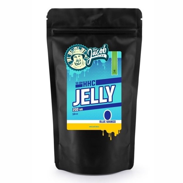 Czech CBD 10-OH-HHC Jelly Blaue Mango, 10 Stück x 20 mg, 200 mg 10-OH-HHC