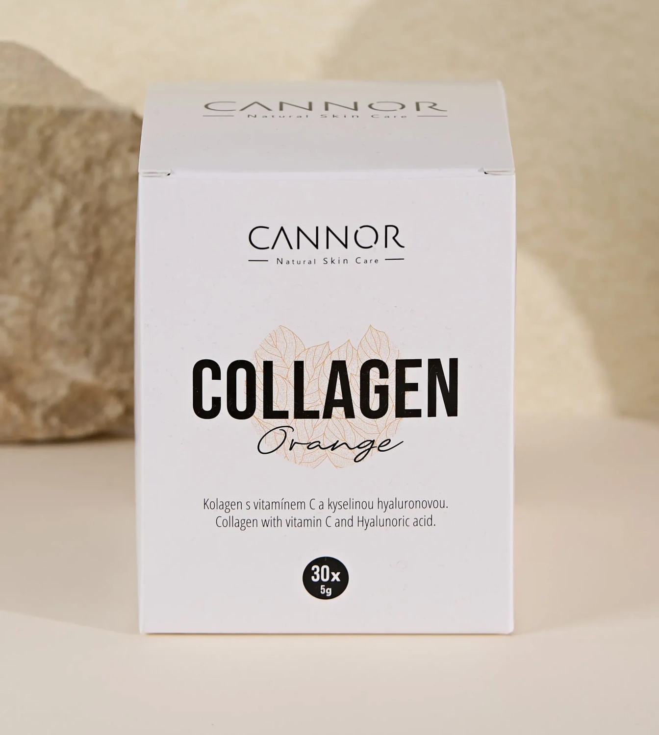 Cannor kolagen s kyselinou hyaluronovou, pomeranč, kúra na 30 dní, 30 sáčků, 150 g