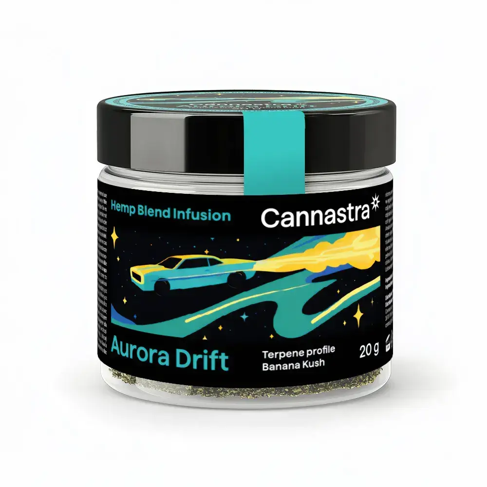 Cannastra Hemp Blend - Aurora Drift Pomleté Kvety Banana Kush (20 g)