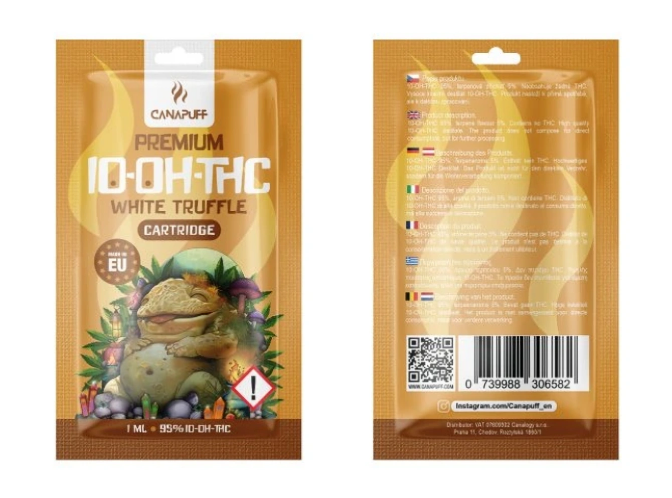 CanaPuff 10-OH-THC-patroon Witte Truffel, 10-OH-THC 95%, 1 ml