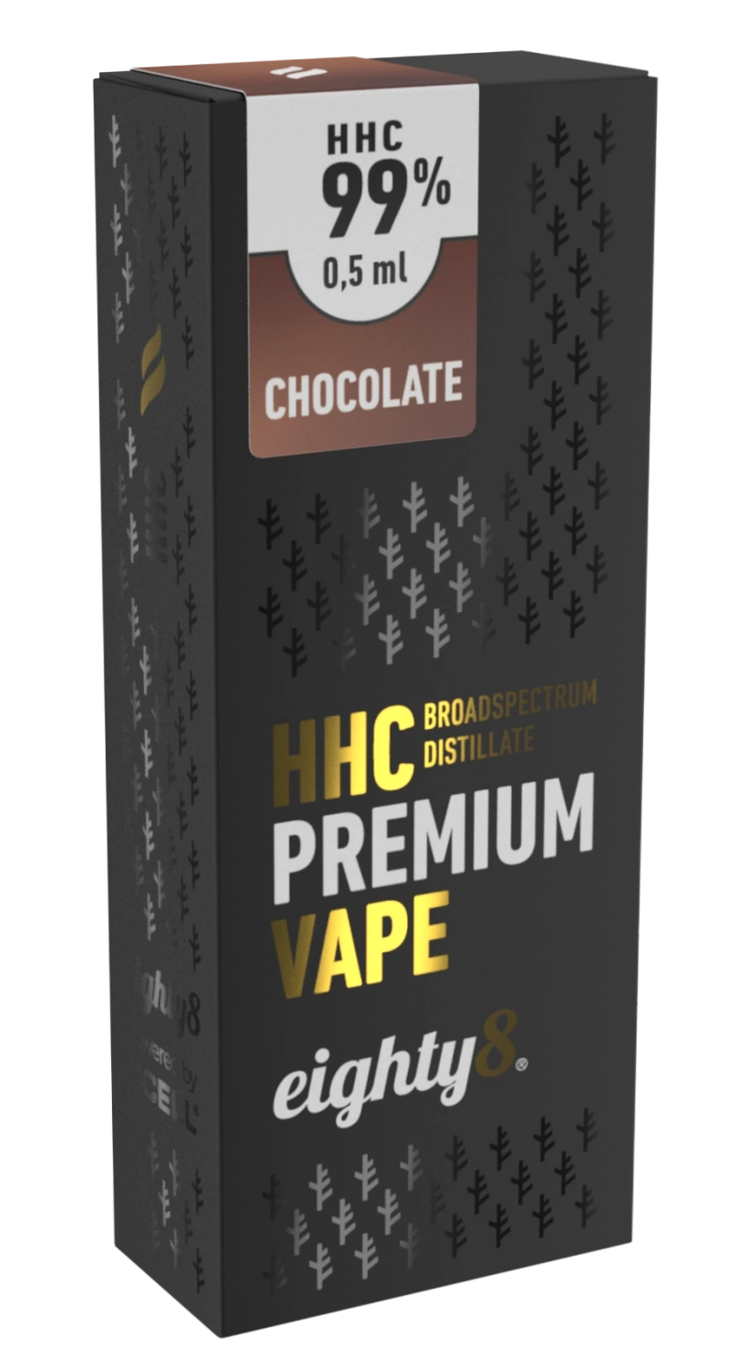 Eighty8 HHC Chocolade, 99 % HHC, 0,5 ml