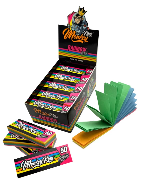 Monkey King Filter Regular Rainbow, 1 booklet (50 pcs)